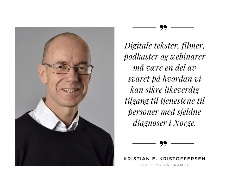 Foto av Frambus direktør Kristian E. Kristoffersen