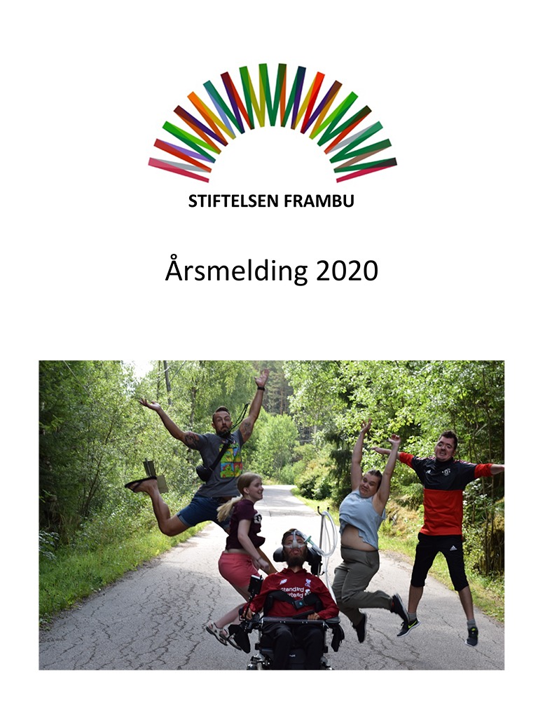 Bilde av forsiden på årsrapporten fra 2020