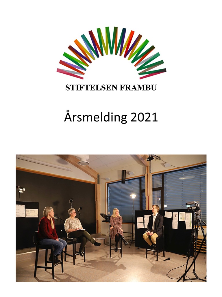 Bilde av forsiden på årsrapporten fra 2021